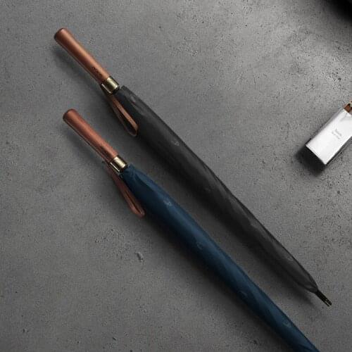 OLYCAT 8K Long Umbrella Rain Double Layer Wooden Handle Umbrellas Golf Umbrella Outdoor Windproof Men Women Designer Umbrella