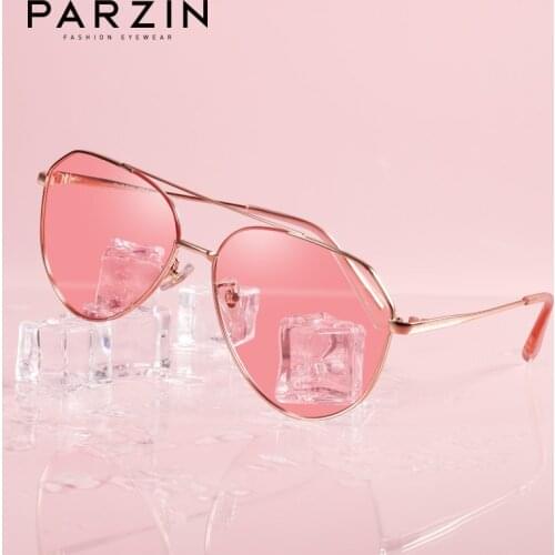 PARZIN Pilot Sunglasses Men Women Summer Vintage Party Sun Glasses Shopping Fishing Acessories Goggles Gafas De Sol Mujer 8228