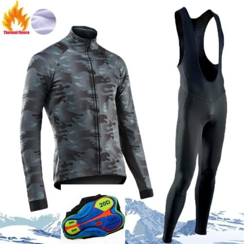 STRAVA Pro Team Winter Cycling Jersey Clothing Bicycle Mtb Breathable Shirt Men Long Sleeve Set Uniform Mountain Biking Wear