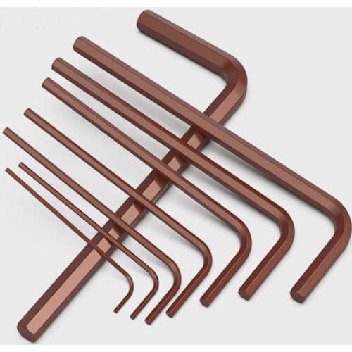 BROPPE S2 Alloy Steel Precision Mini Hexagon Hex Allen Key Wrench Screwdriver Set Tool Kit 8Pcs 0.7/0.9/1.3/1.5/2/2.5/3/4mm