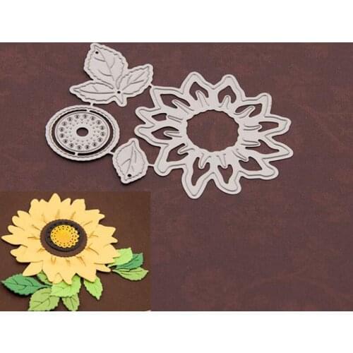Sunflow Metal Cutting Dies And Stamps Diy Scrapbooking Card Stencil Paper Craft Handmade Album Handbook Decoration