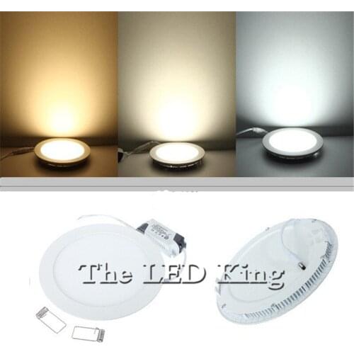 Free shipping 3w 6w 9w 12w 15w 18w led panel light high bright kitchen bathroom bedroom white ceiling downlighting lamps