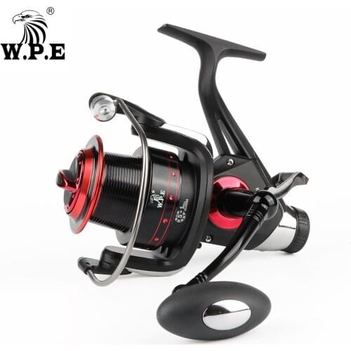 W.P.E Spinning Fishing Reel 5+1 BBs 5.2:1 4000/5000/6000 High Speed Gear RtioFull Matel Spoon Carp Fishing Tackle Pesca KRT