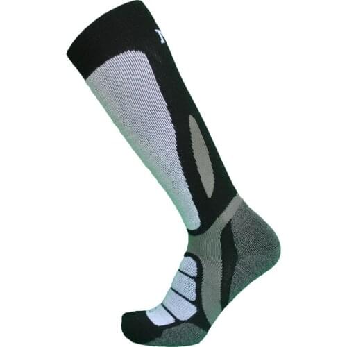 1 Pair Dark Gray Color Merino Wool Thick Boneless Socks Head Good Quality Ski Socks