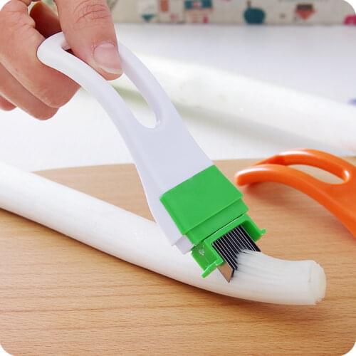 Cooking Tools 1pc Onion Vegetable Cutter slicer multi chopper Scallion Kitchen knife Shred Tools Slice Cutlery