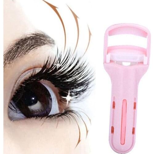2 Colors Eyelash Curler Nature Curl Style Cute Long-lasting Easy to Carry Professional Silica Gel Eyes Makeup Beauty Tools 30g
