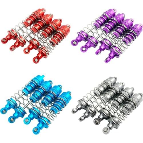 4 Pieces 1/10 RC Car Shock Absorber Damper, Durable Use for Remote Control RC Vehicle Models