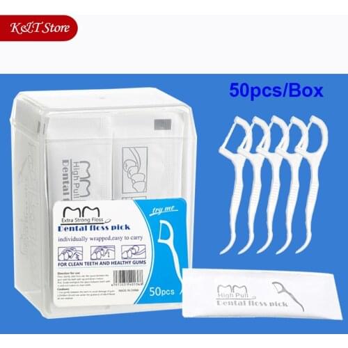 50/200pcs floss teeth cleaning portable dental teeth sticks oral care hygiene toothpick individual package dental