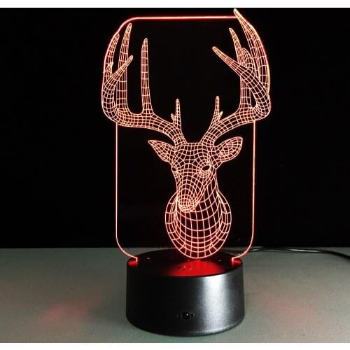 3D Kids Lamp Bedroom Mini Led Lights Battery Powered Acrylic Night Light Wall Light Battery Operated Mini Light