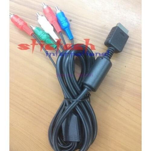 By dhl or ems 500 pieces AV Audio Video HDTV Cable Component Cord for Sony for PS2 for PS3