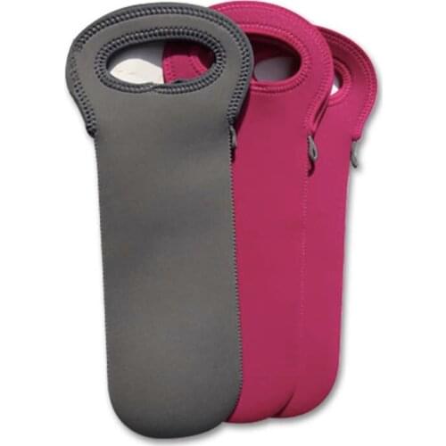 Custom Design Red Wine Cooler Bag For Wine Bottle Neoprene Cooler Bag Cover Insulated Drink Sleeve Wine Cooler Bag Free Shipping