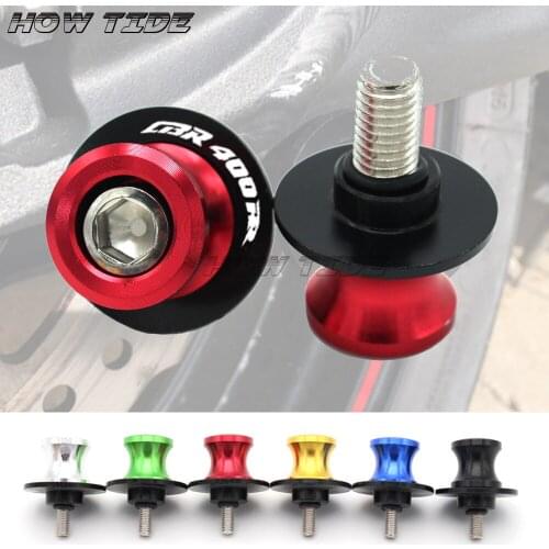 For HONDA CBR 400RR CBR400RR 1990-1994 High Quality Motorcycle Accessories CNC Aluminum Swingarm Spools Slider Stand Screws