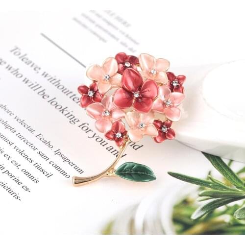 Purple Red Blue Lilac flower Brooches Women Weddings Party Brooch Pins Gifts