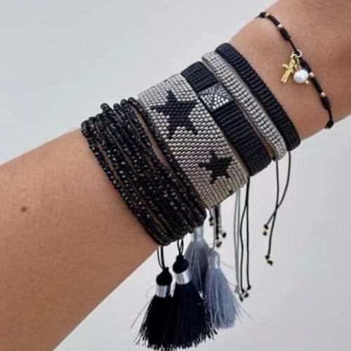 BLUESTAR Women Bracelet MIYUKI Bead Bracelets Chic Star Pulseras Mujer Moda Handmade Crystal Bead Armband