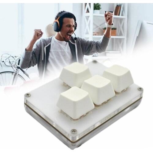 4 Key Micro USB Function Keyboard For Arrow Keys Mechanical Keyboard Self Setting Defination Custom Keycap With Software