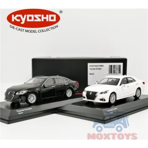 Kyosho 1:64 Toyota Crown Black/White Diecast Model Car