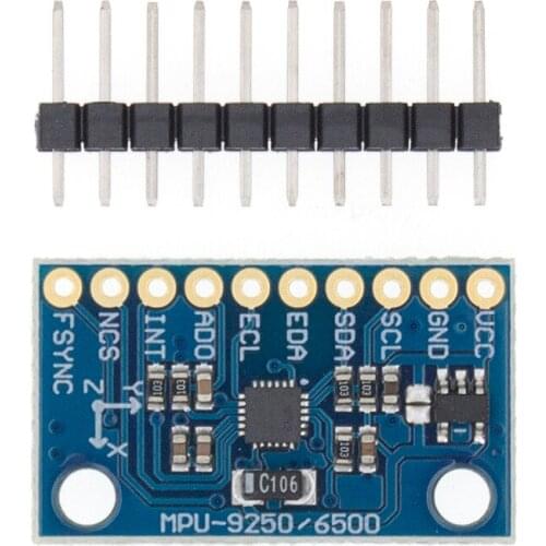 MPU-9250 GY-9250 9-axis sensor module I2C/SPI Communications Thriaxis gyroscope + triaxial accelerometer+triaxial magnetic field