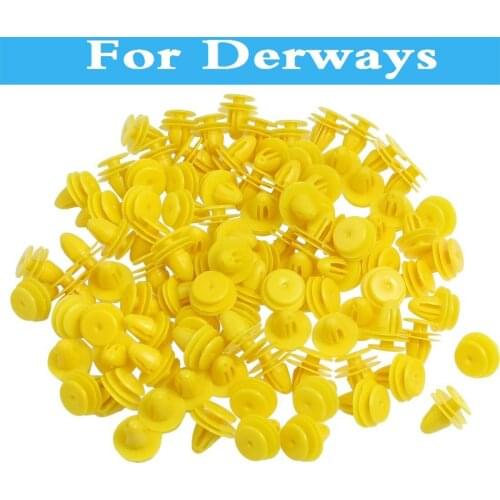 New 50pcs Plastic Rivets Clips Auto Car Styling Fender Interior Panel For Derways Shuttle Land Crown Saladin Aurora Cowboy