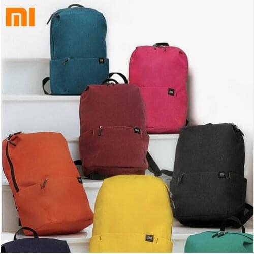 Original xiaomi backpack Colorful Mini Backpack Bag 8 Colors Level 4 Water Repellent 10L Capacity 165g Weight YKK Zip Outdoor