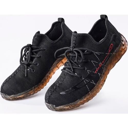 Dropshipping Indestructible Safety Shoes Men And Women xzmdh Steel Toe Air Boots Puncture-Proof Work Sneakers Breathable Shoes