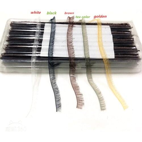 10/30/50/100/200/600 Pcs DIY Eyelashes for BJD Dolls Black Brown Golden 5Colors Eye Lashes for 1/3 1/4 1/6 Doll Eyelash 1cm*20cm
