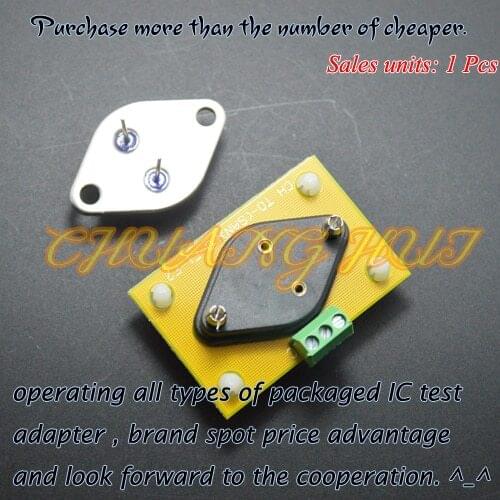 SAN-F2 test socket Iron seal transistor test socket With PCB Connecting terminal