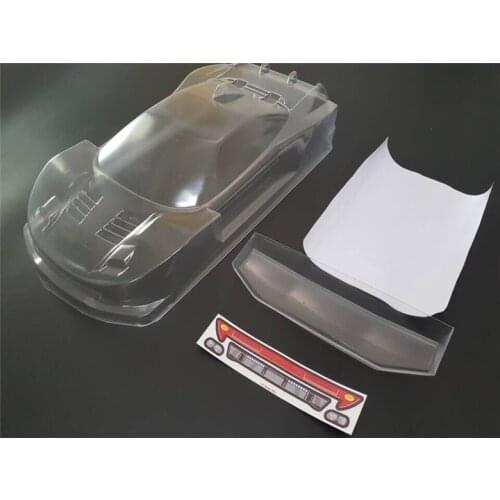 Team C TB826 1/8 on road clear body with decal for HSP HIP Tamiya car wheelbase 298mm