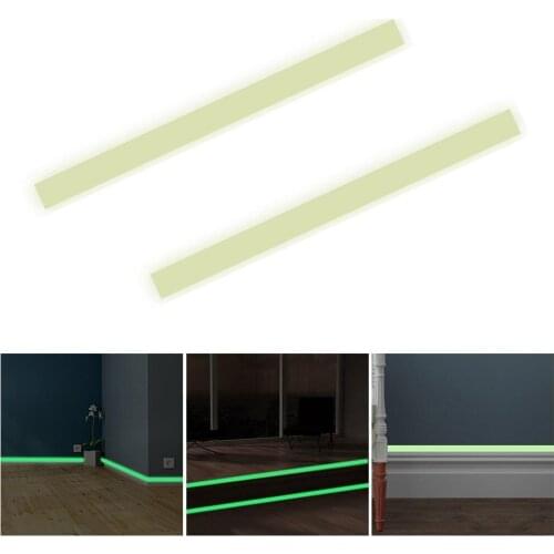 Dark Luminous Tape Home Bedroom Hallway Baseboard Luminous Wall Sticker Glow in the Dark PVC Strip Warning Emergency Tape