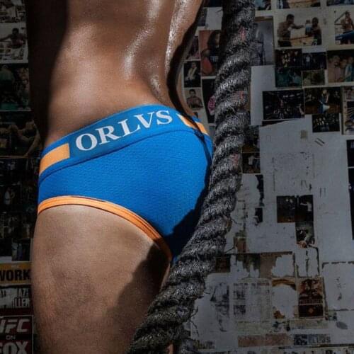 ORLVS Briefs Young Male Underwear Full Of Modern Sexy 4.5cm Wide Belt Prevent Clinging Rectal Area Oversized Pouch Sport Shorts
