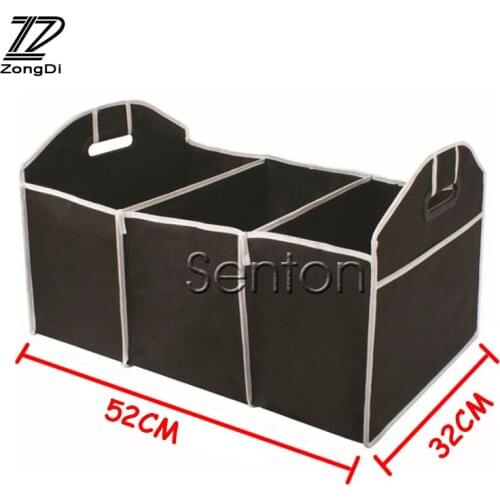 ZD Car Trunk Storage Bag Multifunction Rack Folding Net for Toyota Corolla Seat Leon Jeep Skoda Fabia Rapid Renault Duster Audi