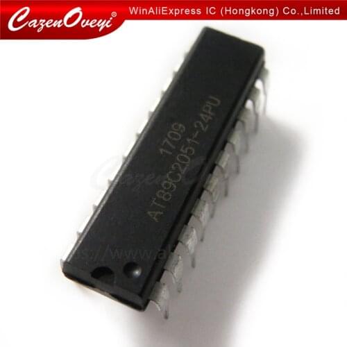 1pcs/lot AT89C2051-24PU AT89C2051-24PI AT89C2051 89C2051 DIP-24 AT89C2051-24PI In Stock