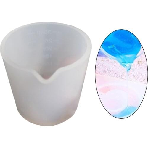 10 Pcs 30ml Silicone Measuring Cups Handmade DIY Crystal Epoxy Jewelry Making Tools Glue Resin Mixed Measure Gadgets Accessories