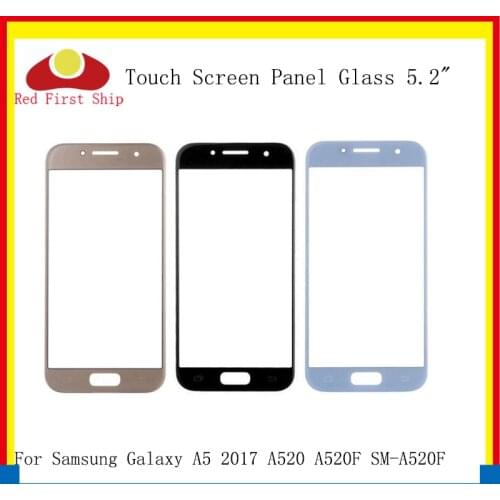 10Pcs/lot Touch Screen For Samsung Galaxy A5 2017 A520 A520F Touch Panel Front Outer Glass Lens A5 2017 Touchscreen LCD Glass
