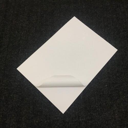 20 sheets A3 adhesive label paper white waterproof adhesive vinyl label matte paper laser ink jet printer process paper
