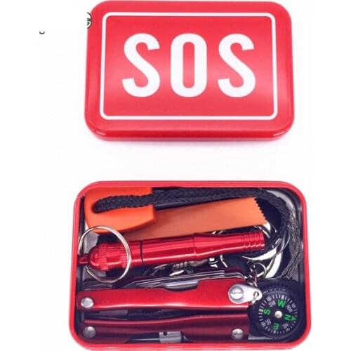 2021 Outdoor SOS Emergency Survival Kit Survival Tools Multi Tool Camping Gear Equipment Hiking Accessories Tourism Equipment