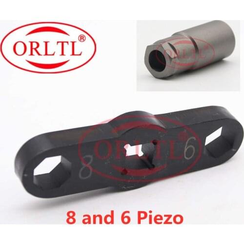 8 and 6 Piezo Injector Nozzle Nut Key Disassembly Assembly Removel Tool for B0sch Pizeo injector OR6006