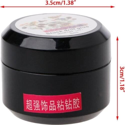 8ml Clear Nail Art Glue UV Gel Rhinestone Manicure Sticking Adhesive DIY Tips
