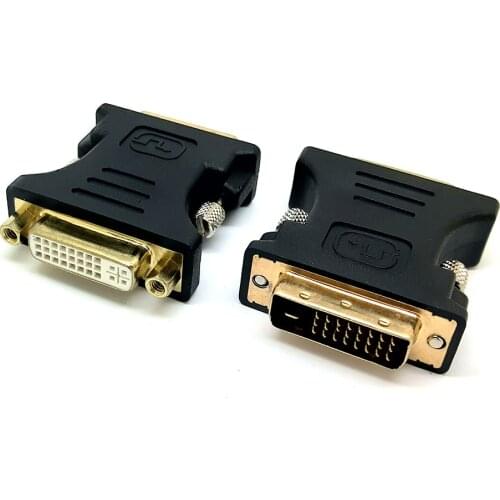 DVI -I 24+5 Female to DVI -D 24+1 male Adapter Converter ADAPTROR dual link NEW