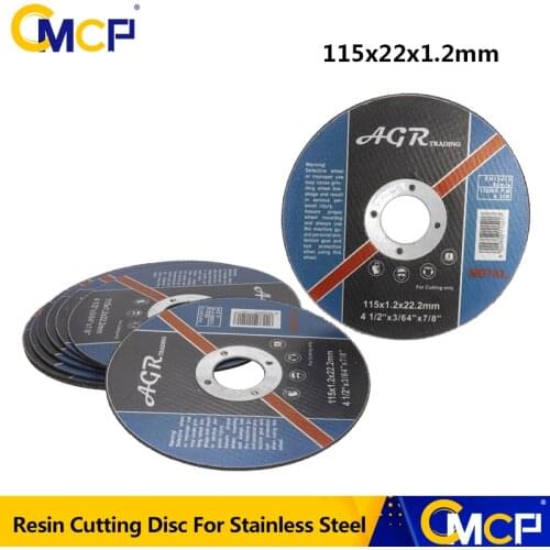 Free Shipping 115x22x1.2mm Stainless Steel Resin Cutting Wheel Disc For Angle Grinder Metal Cut Off Wheel Circular Saw Blade