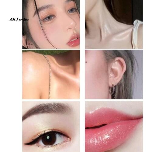 Bulb Shape Glitter Shimmer Liquid Highlighter Illuminator Glow Face Body Makeup Cosmetics Diamond Shine Highlight