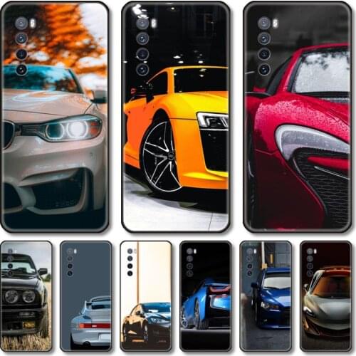 Locomotive lovers car Phone Case For Huawei Nova 2 3 4 5 6 7 8 SE i E Pro Lite black cell shell