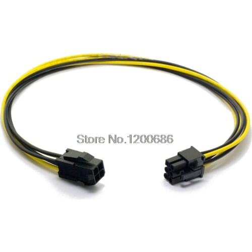 Cpu 4pin transfer card 6pin power supply wire harness 2 Pack 4-Pin Male to 8-Pin Female PCI Express Power wire harness