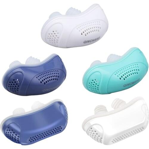 Home Mini Electric Anti Snoring Device Nasal Dilator Nostril Plugs, Easy To Wear