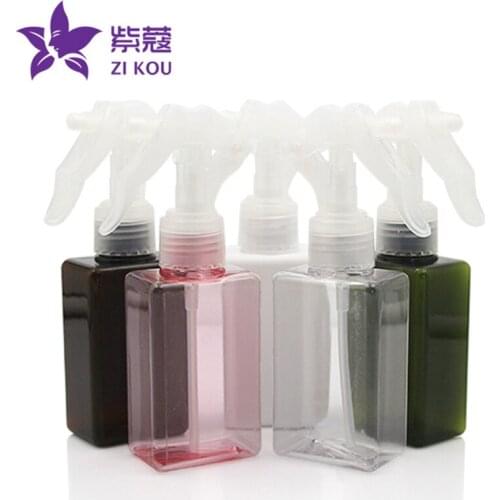 Hot-selling5pcs free shipping 100ml PETG bottle with mini trigger sprayer mouse type spray bottle for personal care spray bottle