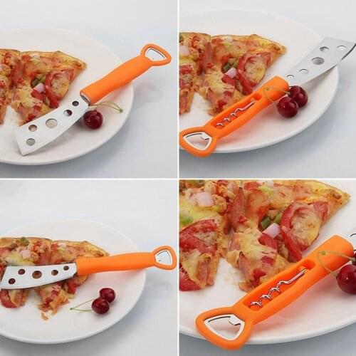 Cake Cutter Slicer Versatile Cheese Cutter Tool Beer Bottle Opener Wine Opener Butter Knife Cheese Butter Cutter Bakeware