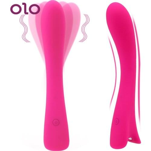 OLO 9 Speeds Female Masturbator G Spot Magic Wand Dildo Vibrator Sex Toys for Woman AV Rod Vibrator Sex Products