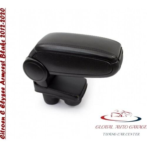 For Citroen C Elysee Armrest 2012-2020 Car Accessories Storage Box Easy Install Universal Cup Holder Interior Auto Charging USB