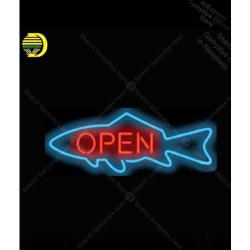 CUSTOM fish Neon Sign Glass Tube Neon Bulbs Beer Bar Bedroom coors light neon sign Light Clown Eye Neon Indoor Signs bud light