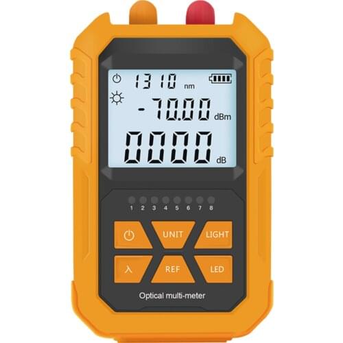 Handheld Optical Power Meter with 5km Red Light -70~+3dBm Optical Power Tester Network Cable Tester Digital Light Power Meter