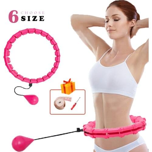 Adjustable Sport Hoops Abdominal Thin Waist Exercise Detachable Massage Hoops Fitness Equipment Gym Home Training Weight Loss